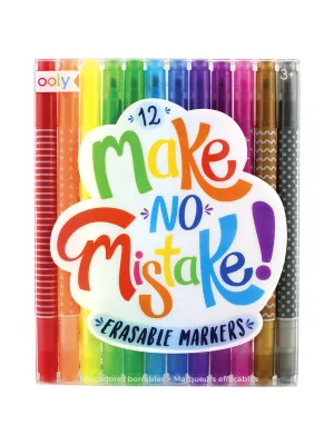 Make No Mistake Erasable Markers