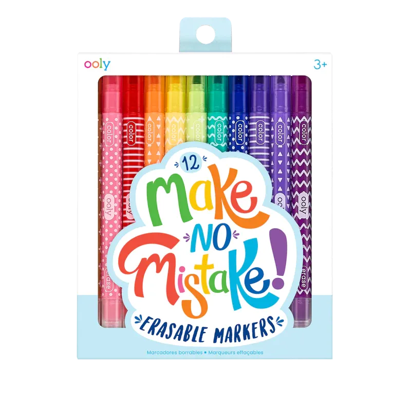Make No Mistake!  Eraseable Markers