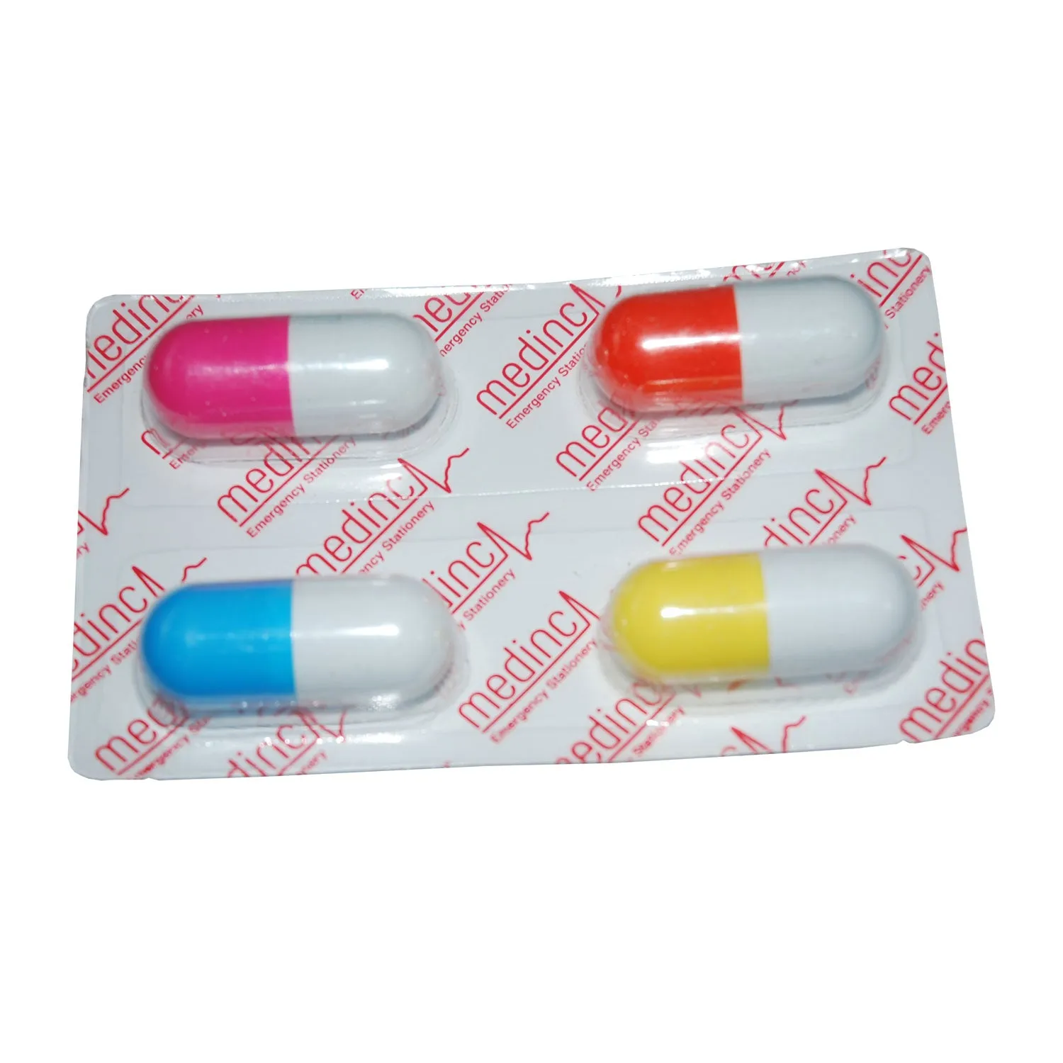 Medinc Capsule Highlighter Pens x 4