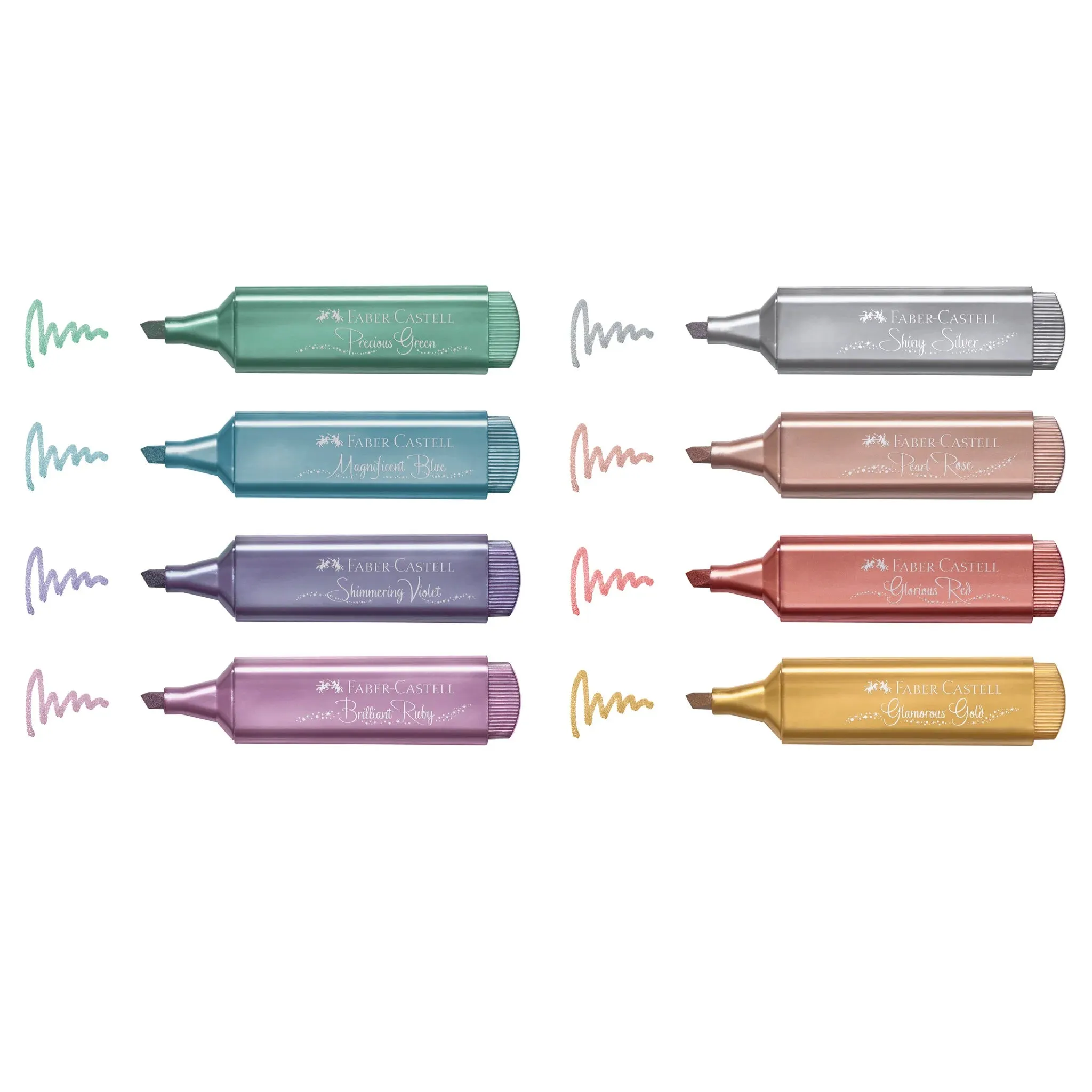 Metallic Highlighters/Textliner 8 ct