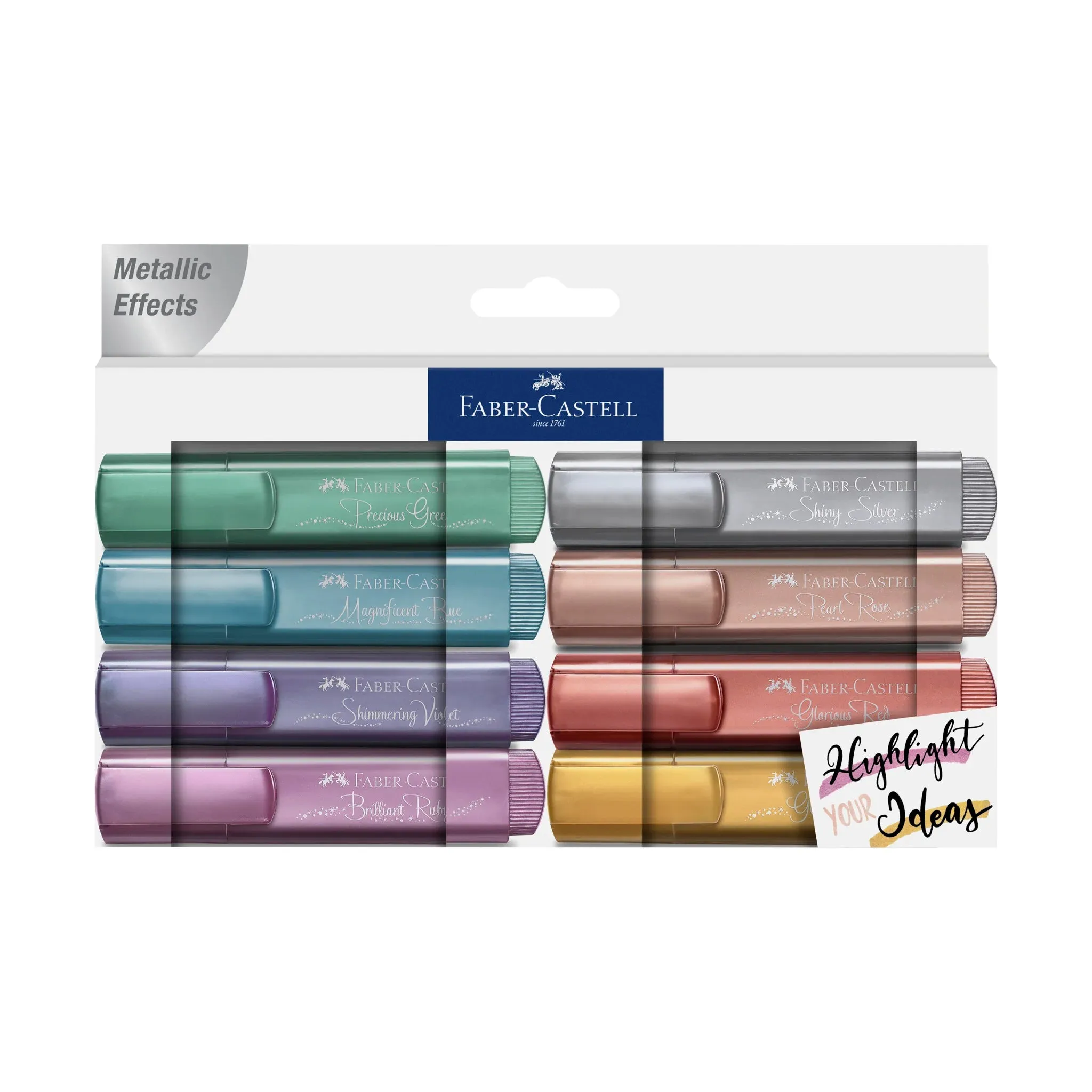 Metallic Highlighters/Textliner 8 ct