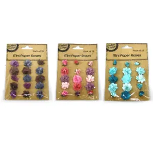 Mini Paper Roses Pack of 15
