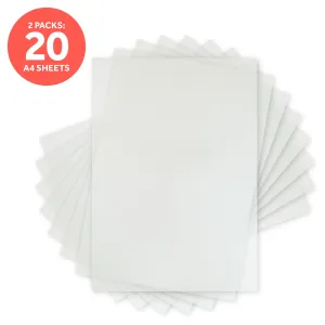 Multipack of 2 - Vellum Paper - Vintage White - A4 -9996E2