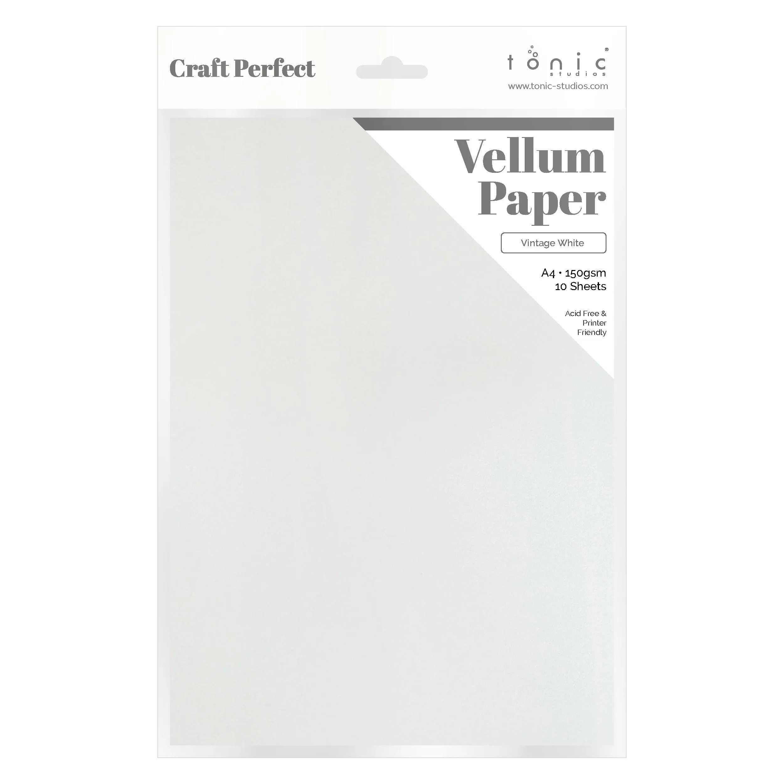 Multipack of 2 - Vellum Paper - Vintage White - A4 -9996E2