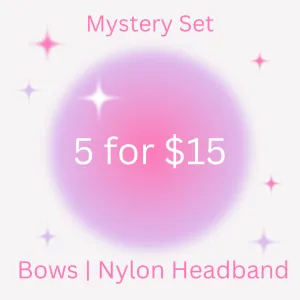 Mystery Bundle | Nylon Headbands | Set of 5