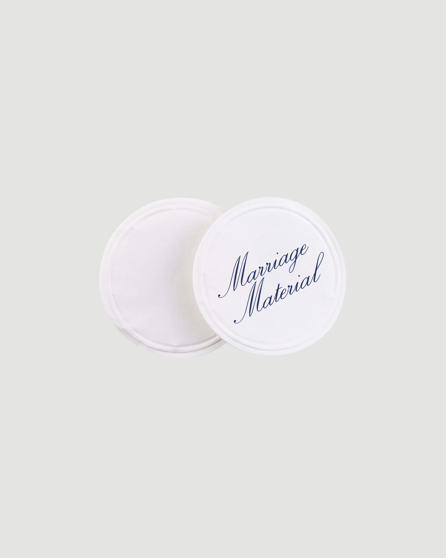 Navy Marriage Material Coasters (pack of 20)