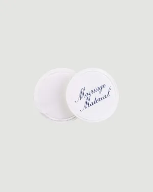 Navy Marriage Material Coasters (pack of 20)