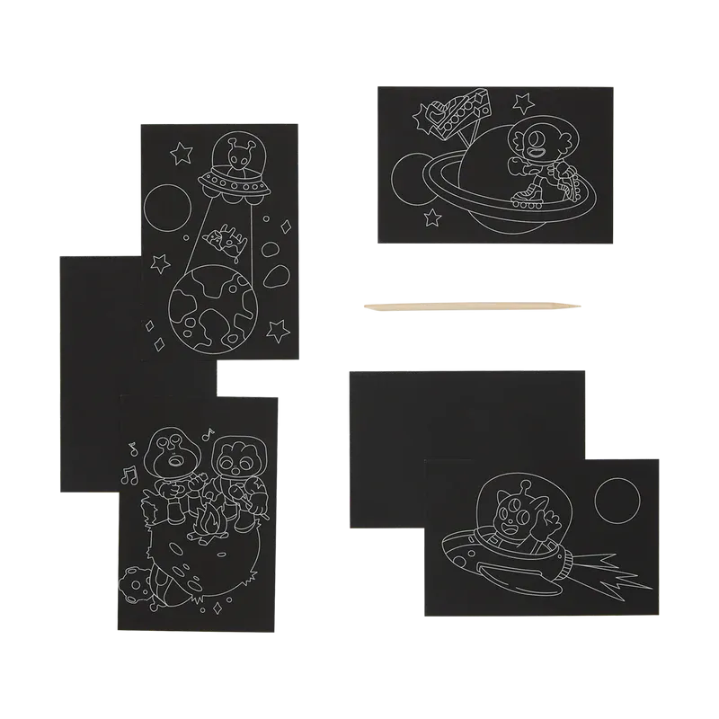 *NEW* Ooly Galaxy Astronauts Happy Pack (with scratch art)