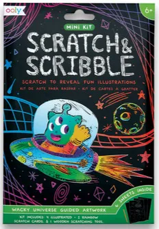 *NEW* Ooly Galaxy Astronauts Happy Pack (with scratch art)