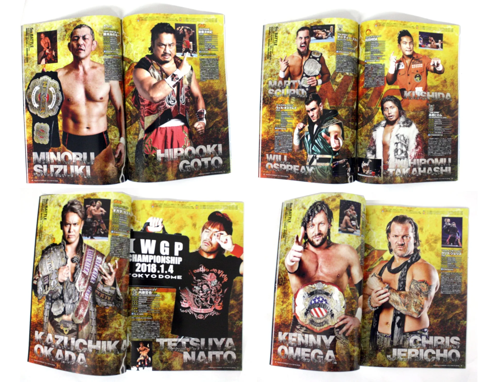 NJPW WRESTLE KINGDOM 12 PROGRAM