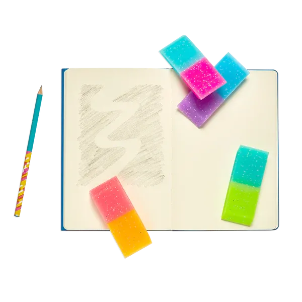 Oh My Glitter! Jumbo Erasers