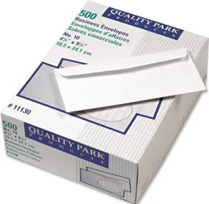 Park Ridge Embossed Executive Envelope Contemporary #10 White 500/Box