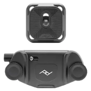 Peak Design Capture Camera Clip v3, Black - with Standard Plate