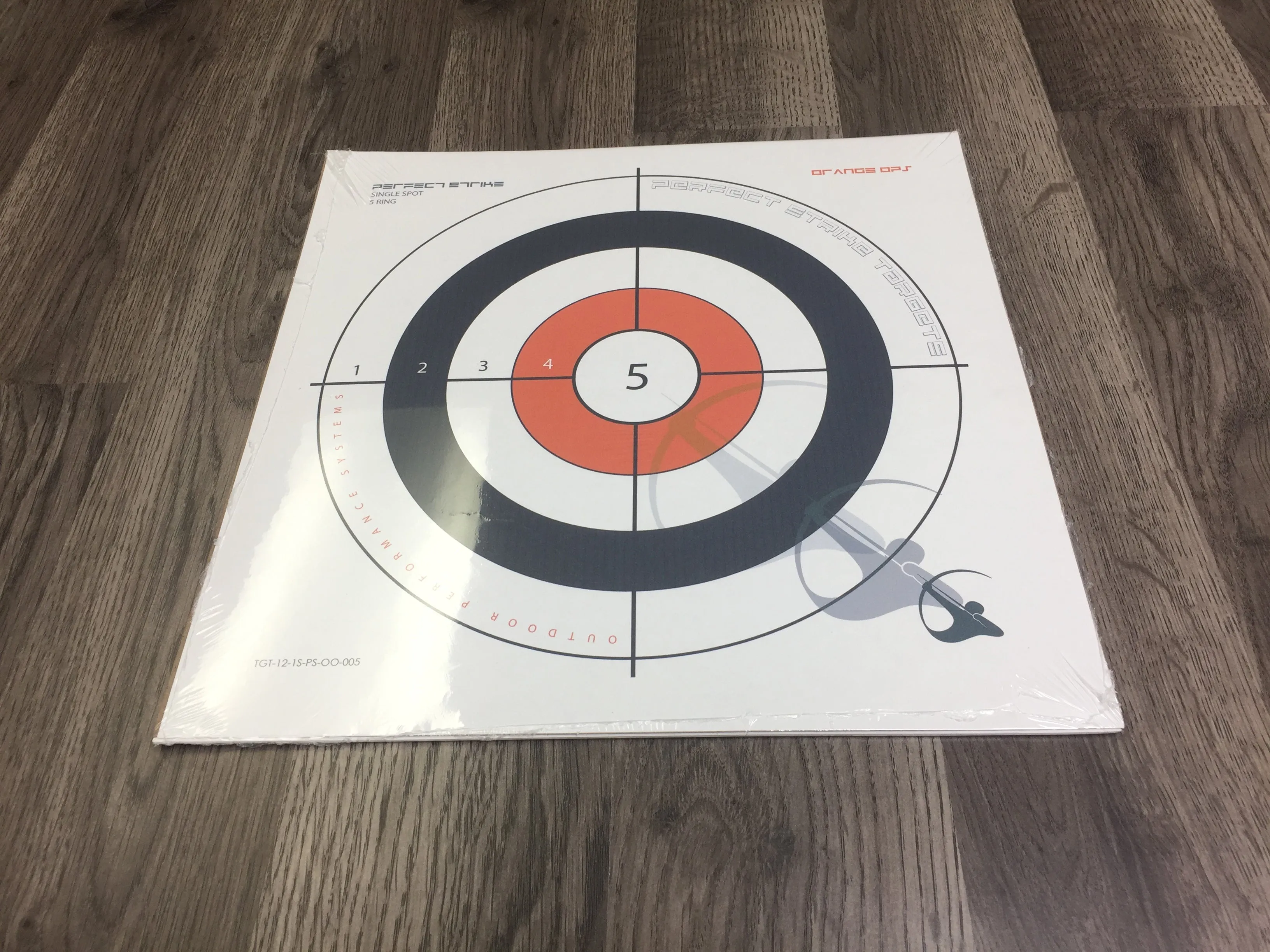 Perfect Strike ARCHERY Targets. ORANGE OPS No. 005. Single Spot Targets. 12" x 12". (12 Targets.)
