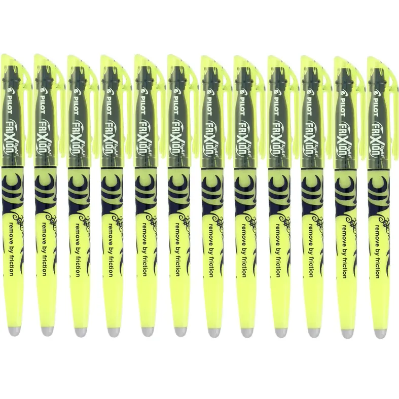 Pilot Frixion Erasable Highlighter 4.0mm Yellow Box 12