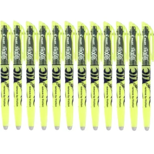 Pilot Frixion Erasable Highlighter 4.0mm Yellow Box 12