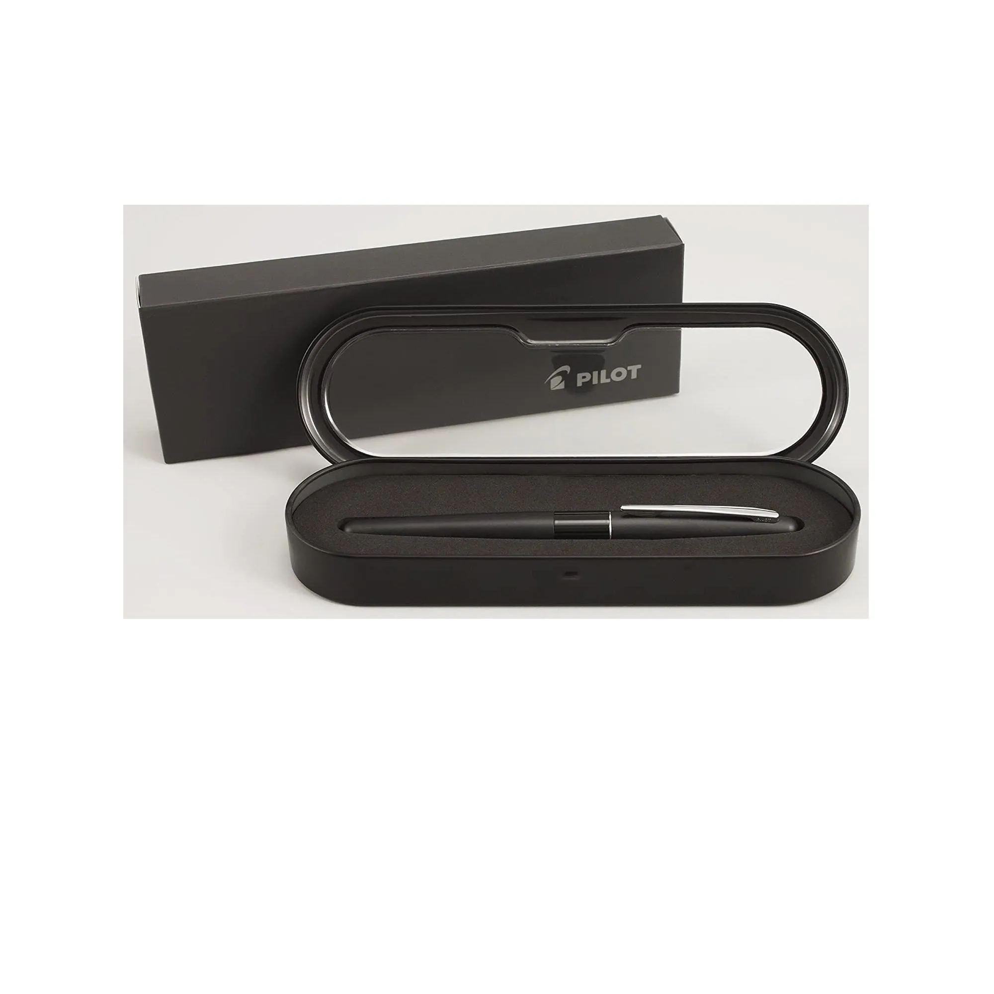 PILOT Metropolitan Collection Fountain Pen | Black Barrel | Classic Design | Fine Nib | Black Ink (91111)