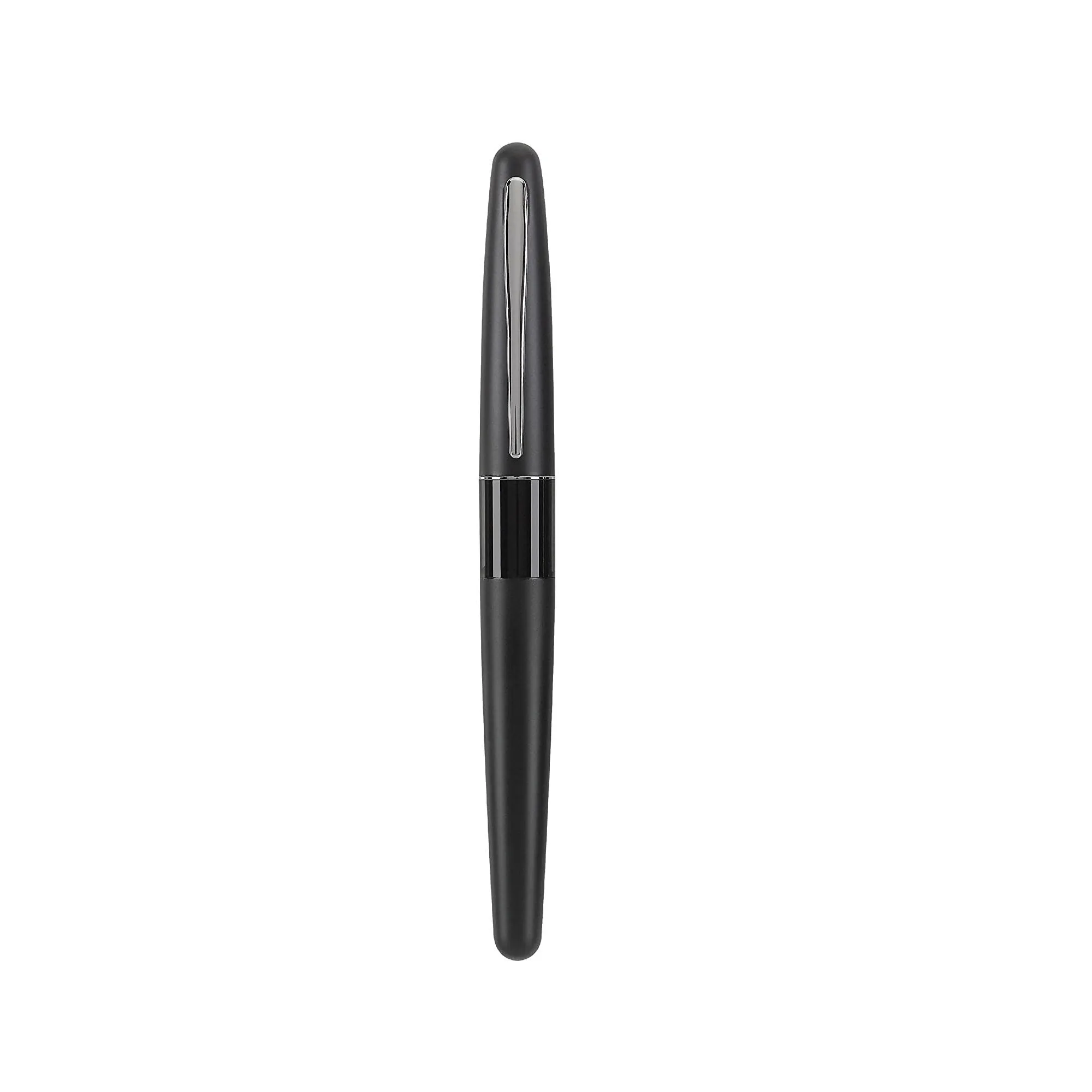 PILOT Metropolitan Collection Fountain Pen | Black Barrel | Classic Design | Fine Nib | Black Ink (91111)