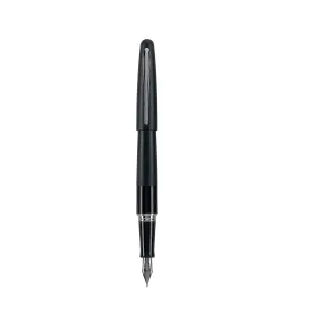 PILOT Metropolitan Collection Fountain Pen | Black Barrel | Classic Design | Fine Nib | Black Ink (91111)