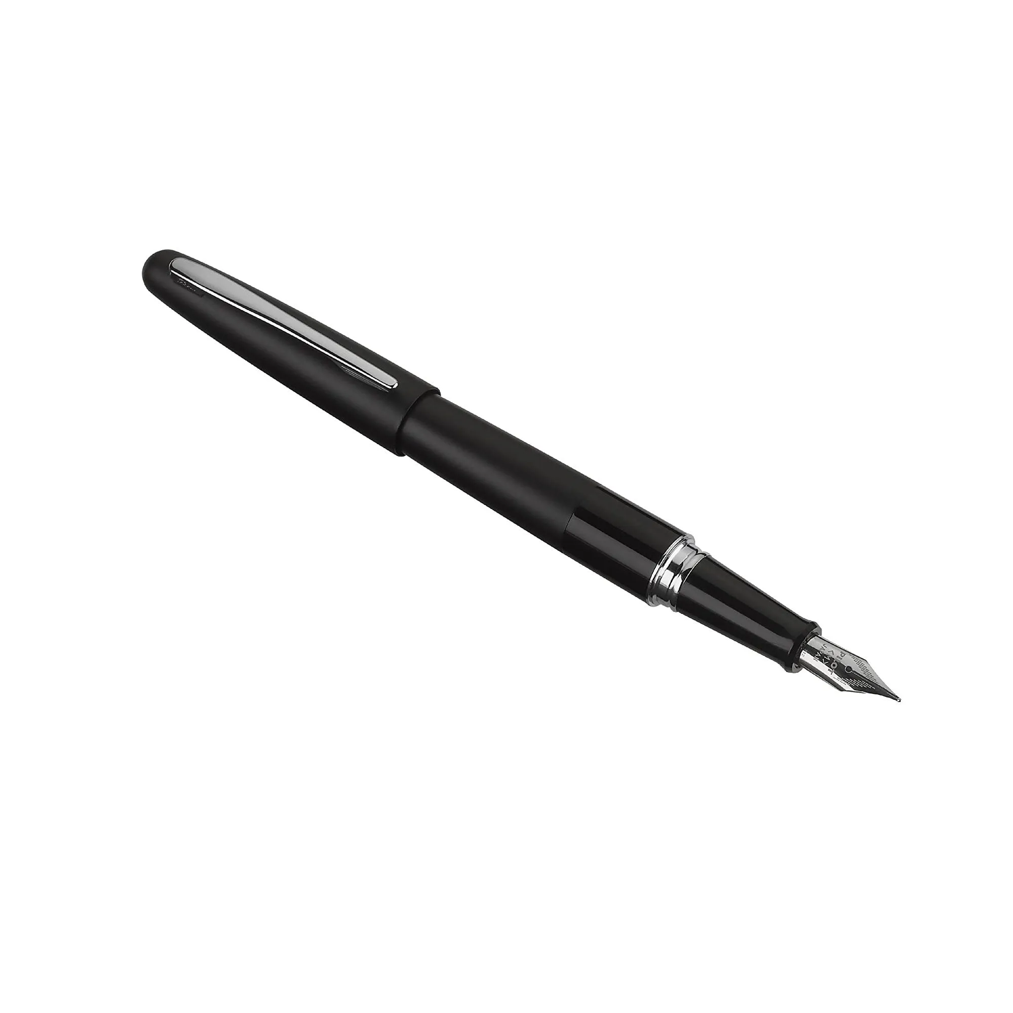 PILOT Metropolitan Collection Fountain Pen | Black Barrel | Classic Design | Fine Nib | Black Ink (91111)