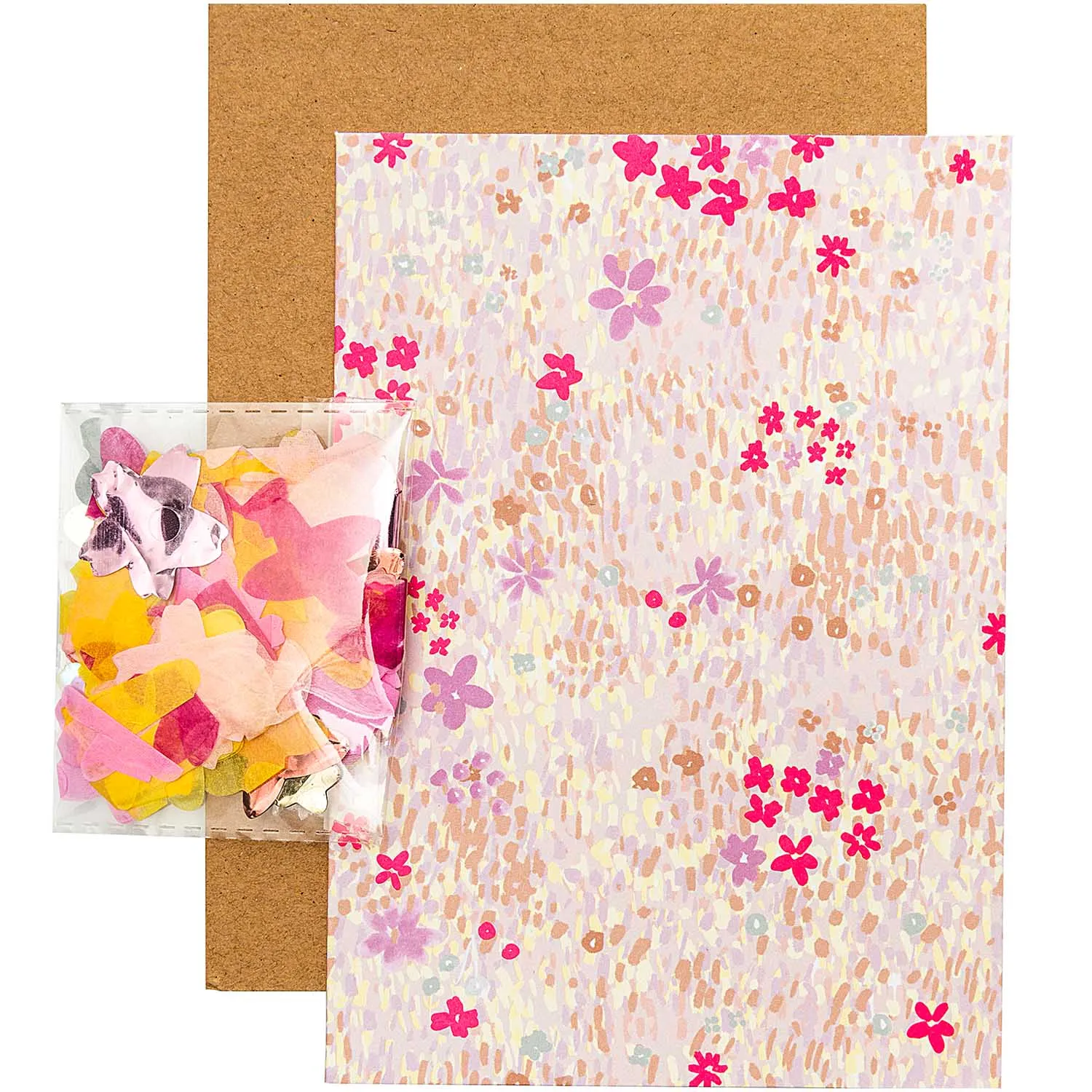 Pink Flower DIY Card
