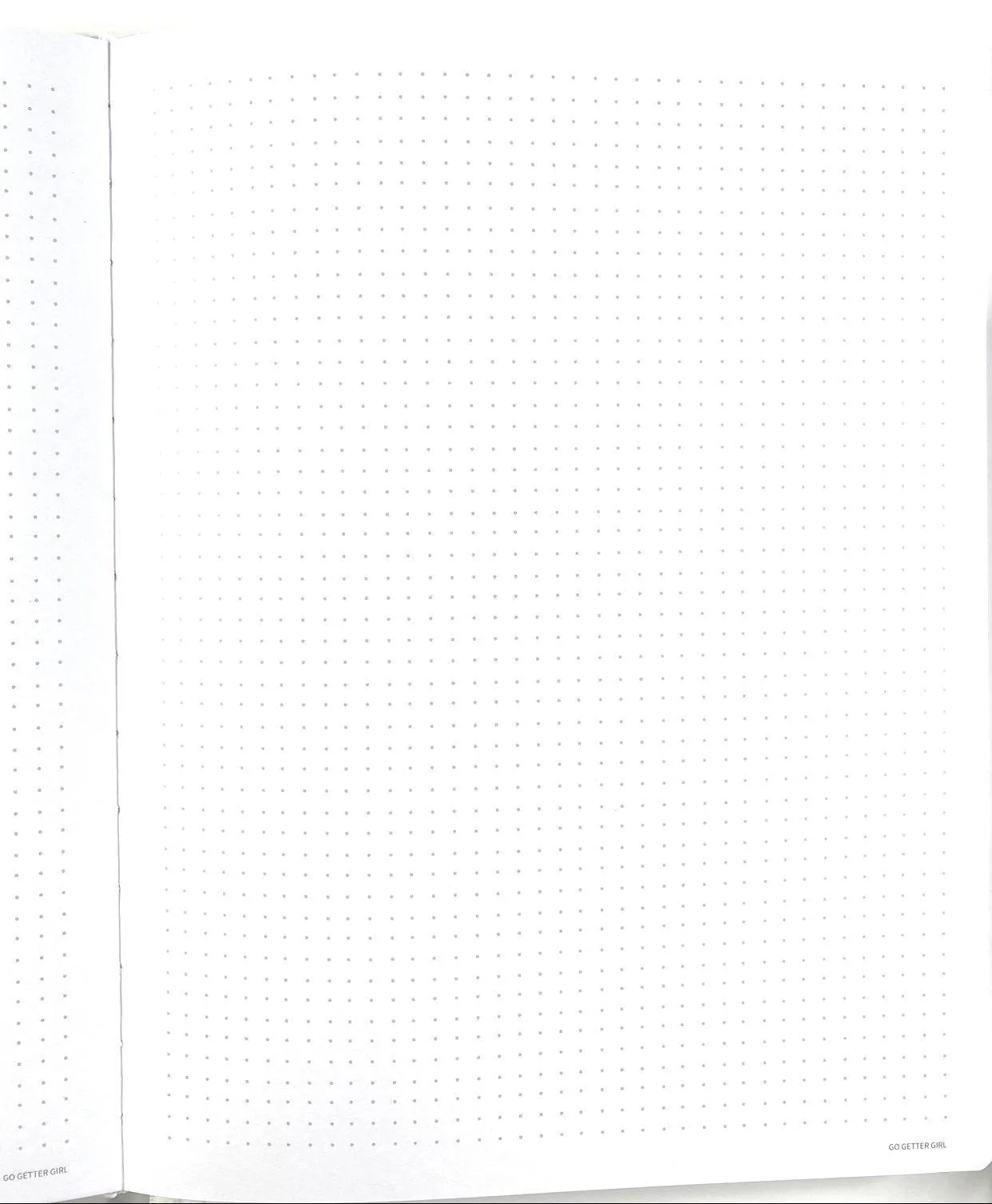 Premium Large Dot Grid Notebook - 8.5 x 11" - Croc Black