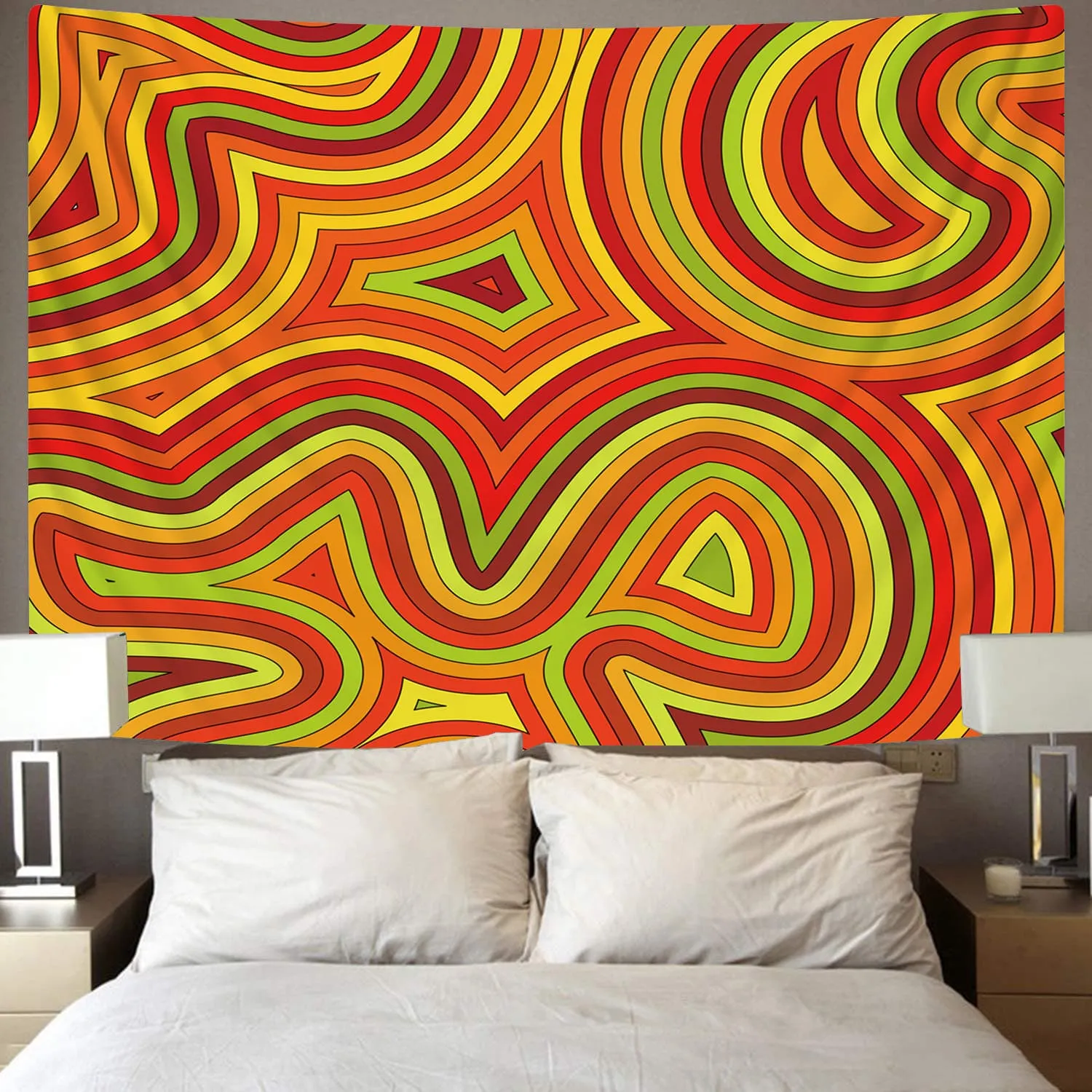 Psychedelic Tapiz dizziness Home Tapestrys stripe Wall Tapestry Decor Mandala