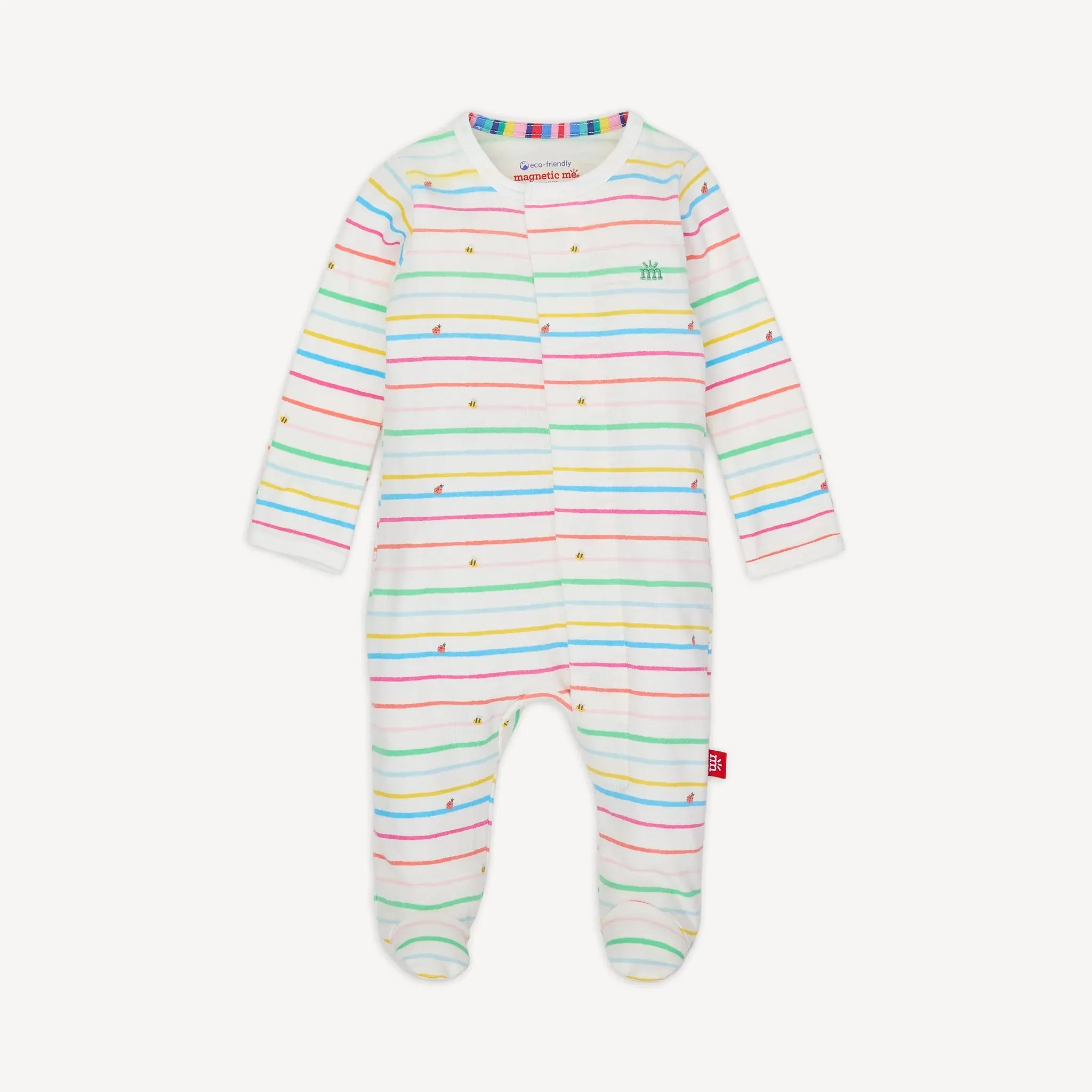 Rainbow Road Organic Cotton Magnetic Footie