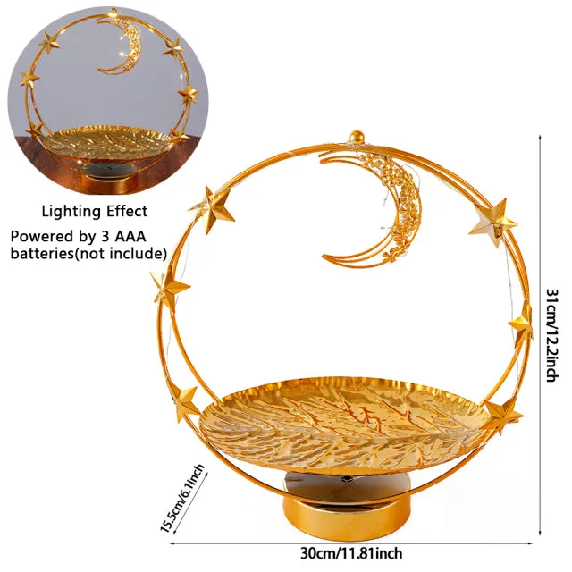 Ramadan Landle Holder Tray Lamp (Batteries Not Included)