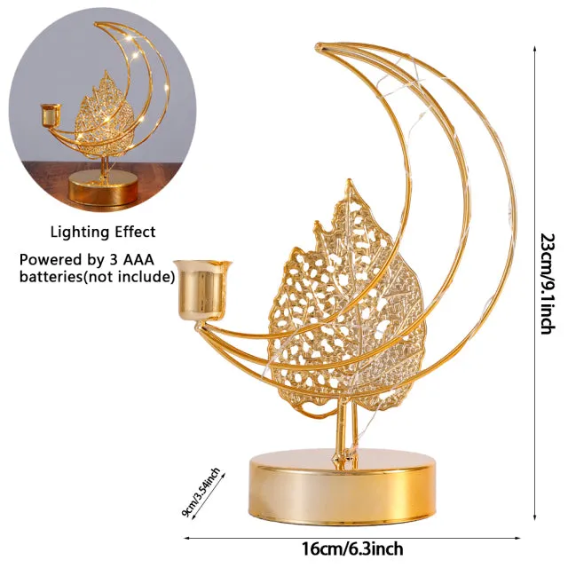 Ramadan Landle Holder Tray Lamp (Batteries Not Included)