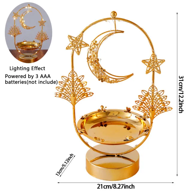 Ramadan Landle Holder Tray Lamp (Batteries Not Included)