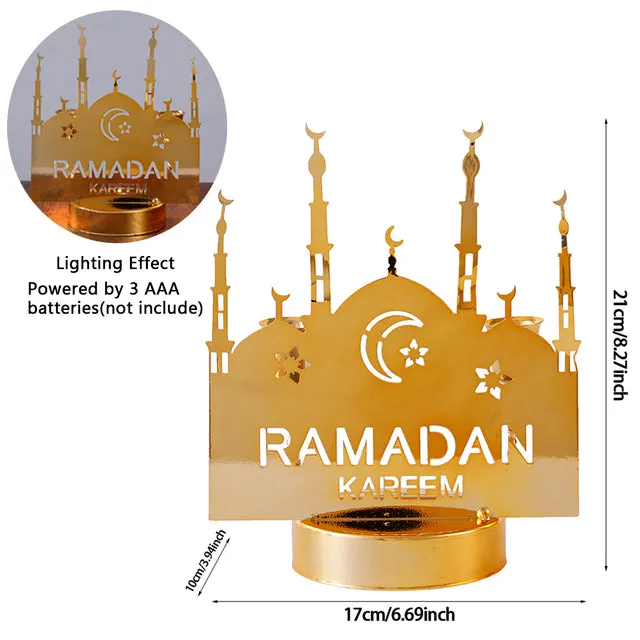 Ramadan Landle Holder Tray Lamp (Batteries Not Included)