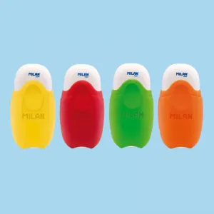 School 1012 cased erasers, Fluo series