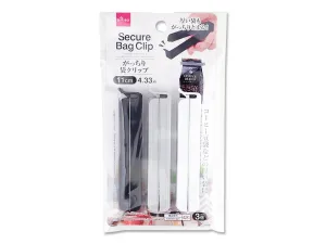 Secure Bag Clip -11cm - 4.33in - 3 pcs.-