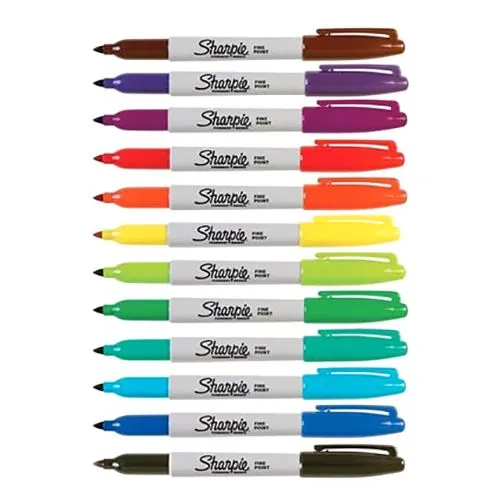 Sharpie Classic And Metallic Fine Point Permanent Marker Assorted 14 Pieces