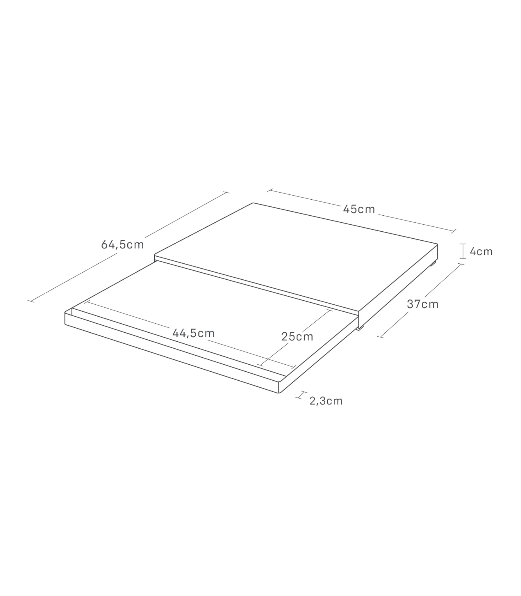 Sliding Countertop Tray