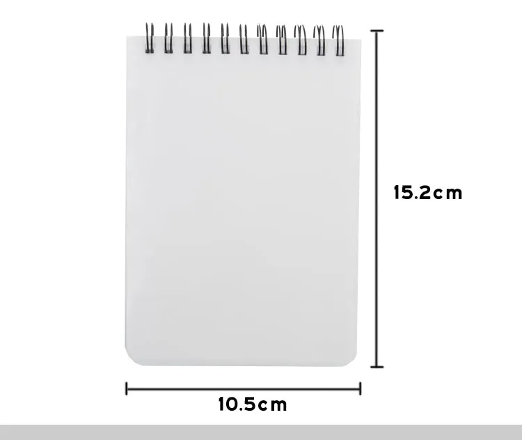 Spiral Notepad - Plastic cover A6