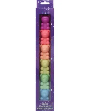 Stackable Bear-Shaped Highlighters