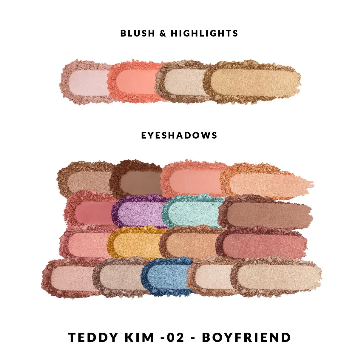 TEDDY KIM PALETTE - 02 Boyfriend (Mint)