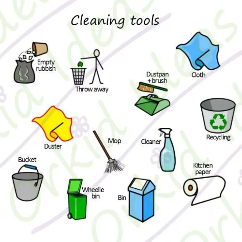 TomTag Sticker Pack - Clean & Tidy