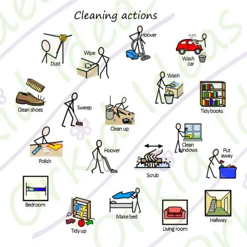 TomTag Sticker Pack - Clean & Tidy