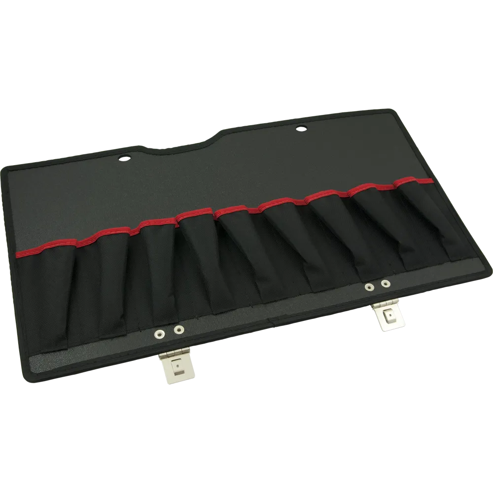 Top Lid Tool Panel For Mobile Tool Chests With 9 Pockets