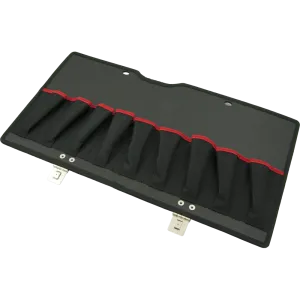 Top Lid Tool Panel For Mobile Tool Chests With 9 Pockets