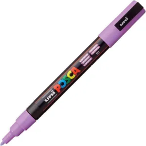 Uni Pc-3M Posca Poster Marker Fine Bullet Tip 1.3Mm Lavender