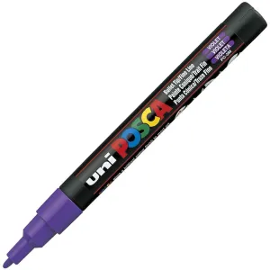Uni Pc-3M Posca Poster Marker Fine Bullet Tip 1.3Mm Violet