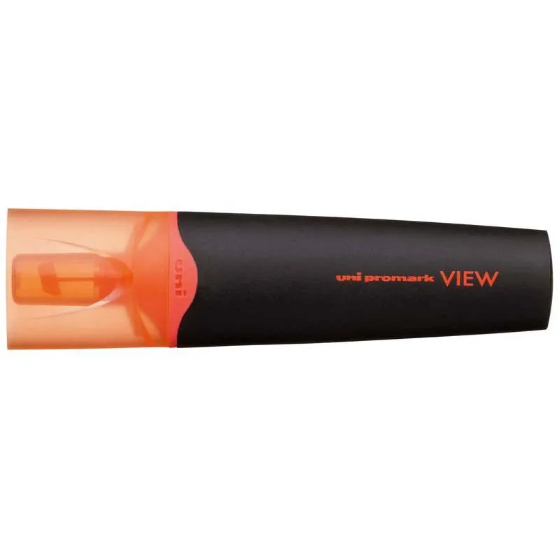 Uni Promark View 5.2mm Chisel Tip Assorted Colours Highlighter x 36's pack (USP-200)