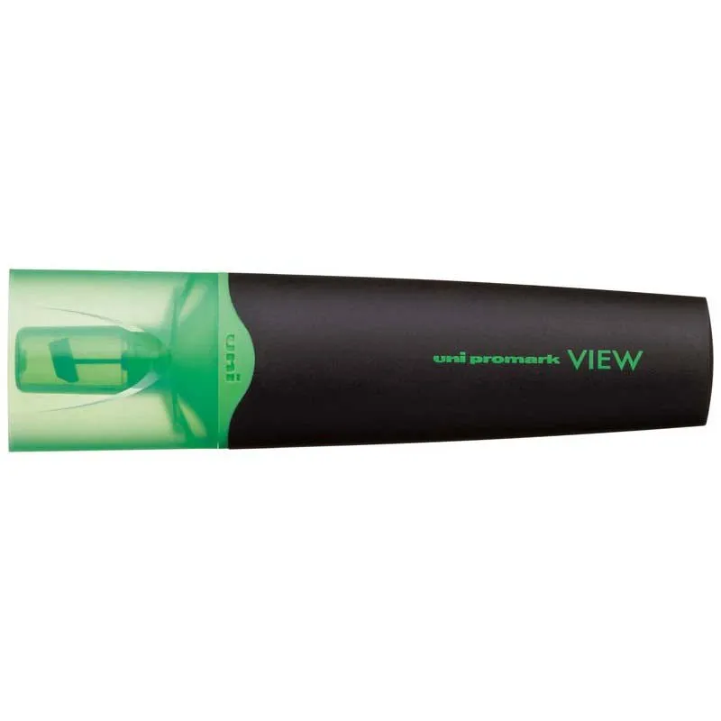 Uni Promark View 5.2mm Chisel Tip Assorted Colours Highlighter x 36's pack (USP-200)