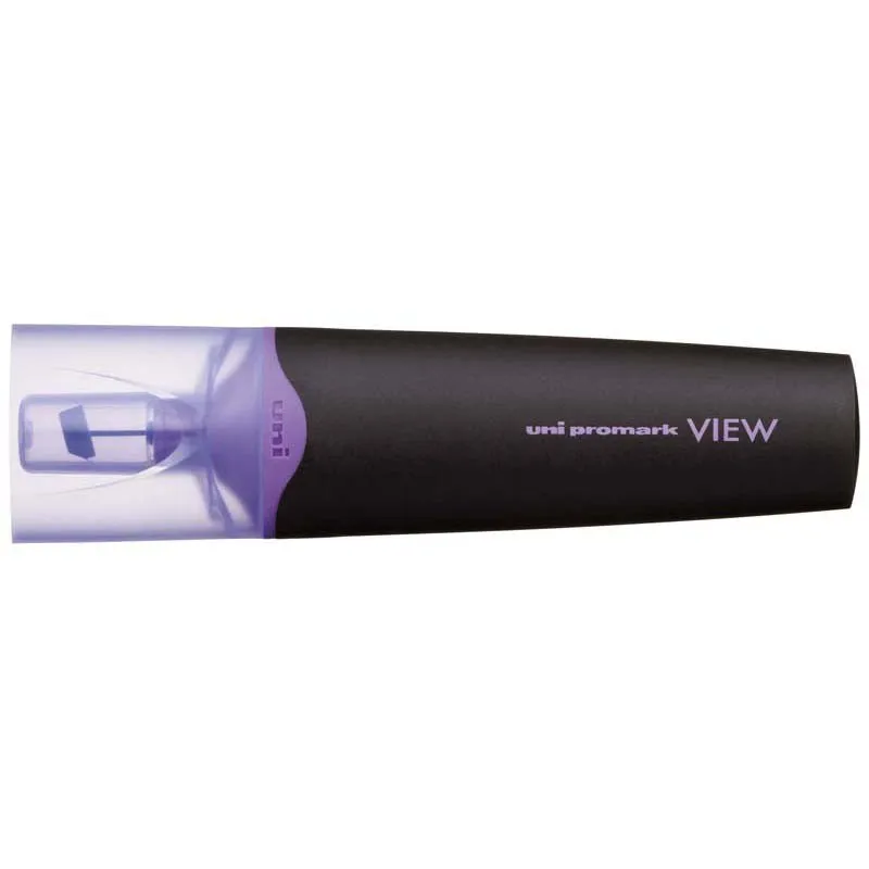 Uni Promark View 5.2mm Chisel Tip Assorted Colours Highlighter x 36's pack (USP-200)