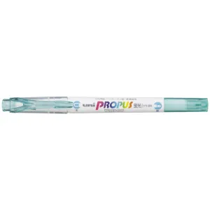 Uni Propus Window Double-Ended Highlighter 4.0mm/0.6mm Aqua PUS-102