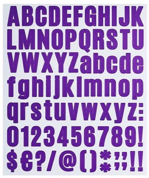 Vibrant Palette Stickers - Unleash Your Creativity with Playful Alphanumeric Accents